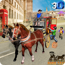 Horse Taxi City School Ride