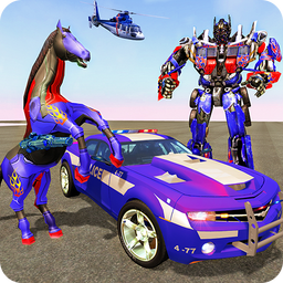 Multi Robot Transforming : Wild Horse Police Car