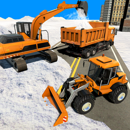 Real Snow Plow Truck Simulator - Excavator Games