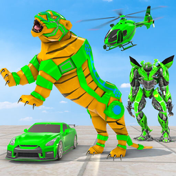 Tiger Transform Robot Car Game
