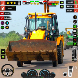 JCB Game Snow Excavator Games