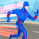 Police Light Speed Robot Hero: Crime City Shooting