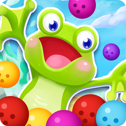 Frog pop bubble island