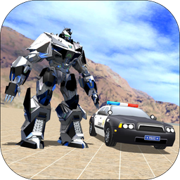 Police car robot deals