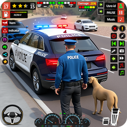 Police Car Chase-Gangster Game
