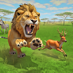 Wild Jungle Lion Simulator 3D
