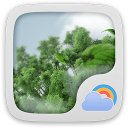 Windy Day Weather Widget Theme