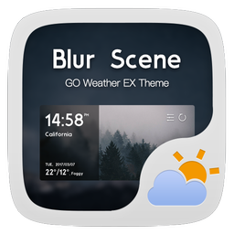 Blur Scene GO Weather Widget