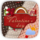 Valentine's Day Weather Widget