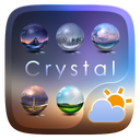 Crystal GO Weather Widget Theme