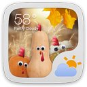 Happy turkey day Style GO Weather EX