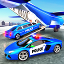 Cargo Airplane Police Vehicle