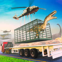 Jurassic Dinosaur Transport Offroad Truck