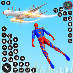 Spider Rope Man Superhero Game