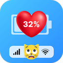 Cute Emoji Battery Icon Bar