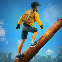 Going Up Rooftop - Parkour 3D