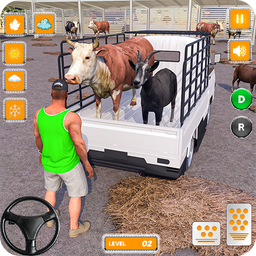 Farm Animal Cargo Truck 3d