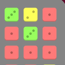 Dice colr board match game 3d