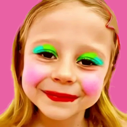 Nastya's makeup game