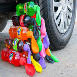 Crushing under the car challenge