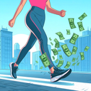 Learning to make money by walking