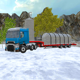 Winter Farm Truck 3D: Silo Tra
