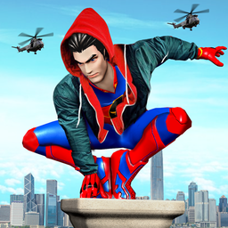 Rope Hero Superhero Flying