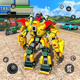 Incredible Robot Game Car Game