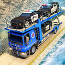 US Police Offroad Car Transporter Truck Driver