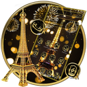 Golden Shine Paris Night Theme