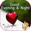 Good night & evening messages with pictures GIFs