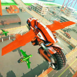 Ultimate Flying Bike Racing Stunts-City Moto Drive