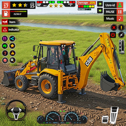 JCB Game 3D Road Construction