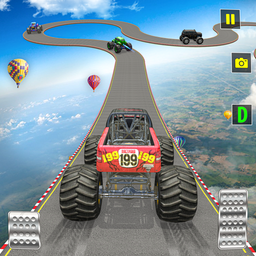 Ramp Monster Truck Stunts