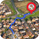 GPS Navigation Satellite Map