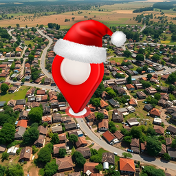 GPS Navigation Satellite Map