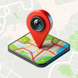 GPS Photo Location on Map