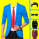 Men casual suit photo editor