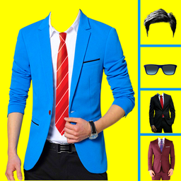 Men casual suit photo editor