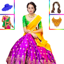 Bridal lehenga saree editor