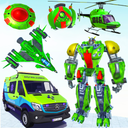 Grand Ambulance Robot Transform Car