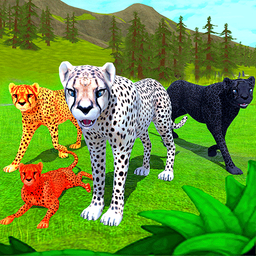Wild Cheetah Family Simulator Cheetah Animal Games