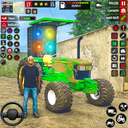 Indian Farmer Tractor Farming