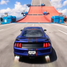 Car Stunt Driving 3D Mega Ramp