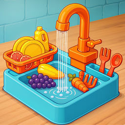 Kitchen Set Cooking Chef Fun