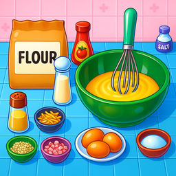 Kitchen Set Cooking Chef Fun