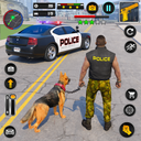 US Police Dog City Crime Chase