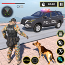 Police Dog Crime City Cop Hero