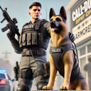 Police Dog Crime City Cop Hero
