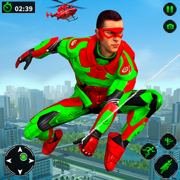 Light Robot Superhero Rescue Mission : Robot Games